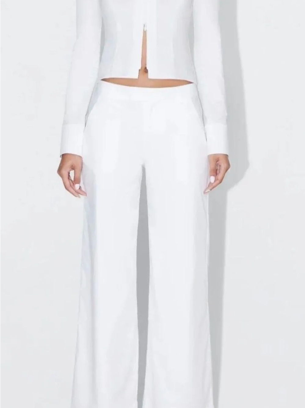 NET Poplin Low Rise Trouser KHY - Picture 3 of 8
